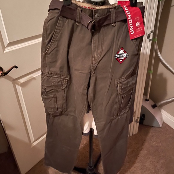 Cargo Pant W Belt Nwt 3x32 Saddle Color 